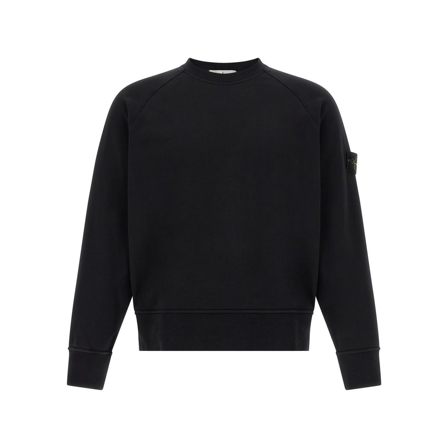Stone Island Black Cotton Sweatshirt