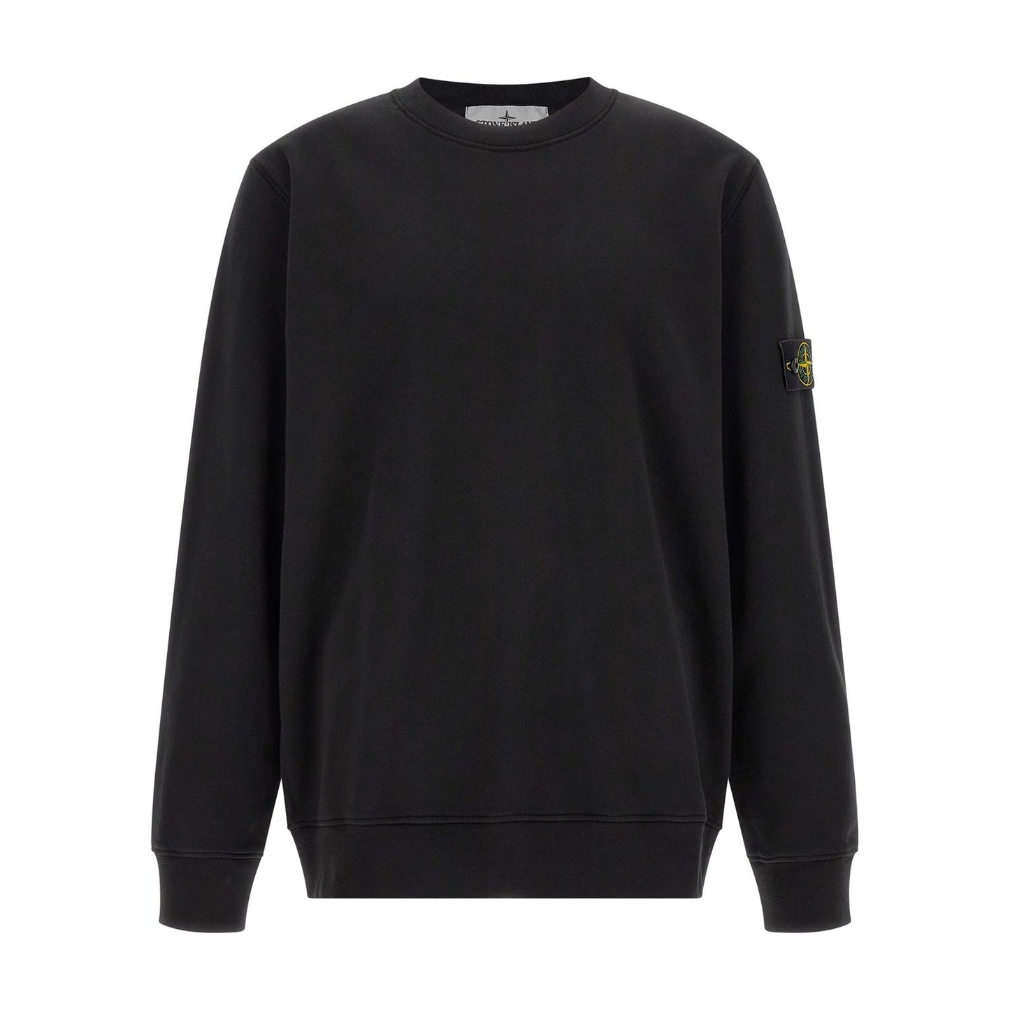 Stone Island Black Cotton Sweatshirt