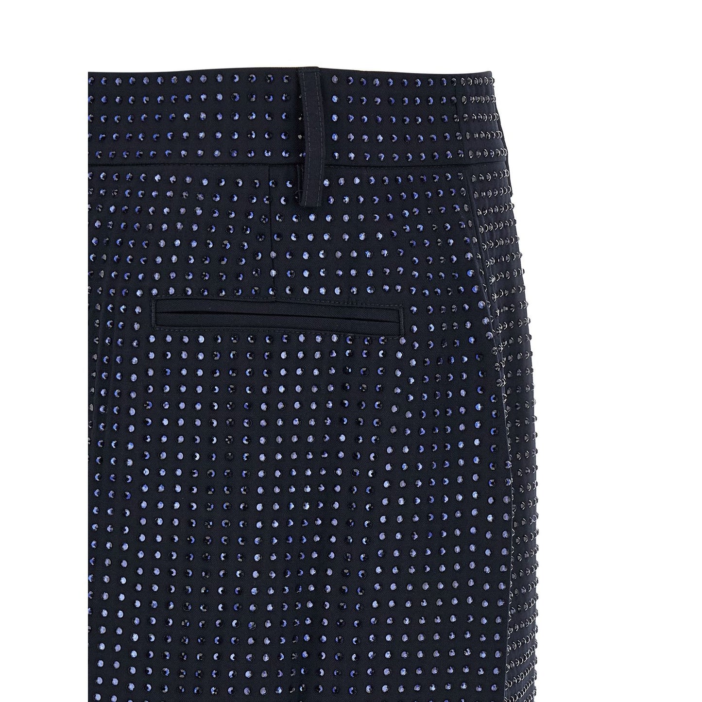 PINKO Blue Polyester Long Skirt