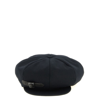 Yohji Yamamoto Black Polyamide Cap (Baseball Hat)