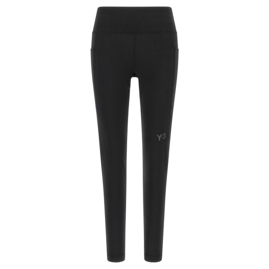 Y-3 Black Recycled Polyester Leggings