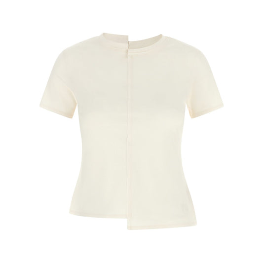 Y-3 White Cotton T-Shirt