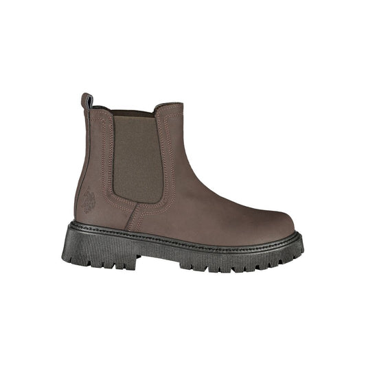 U.S. POLO ASSN. Brown Polyurethane Women's Boot