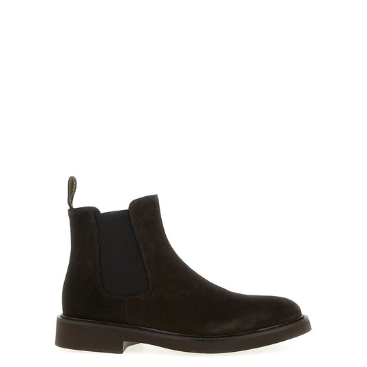 Doucal's Brown Calfskin Chelsea Boots
