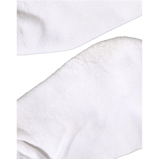 Dolce & Gabbana Men White DGVIB3 Cotton Mid Calf Accessory Socks