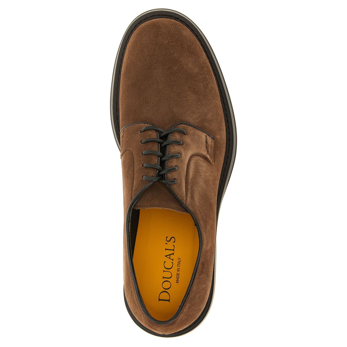 Doucal's Brown Lamb Leather Oxfords And Derbies
