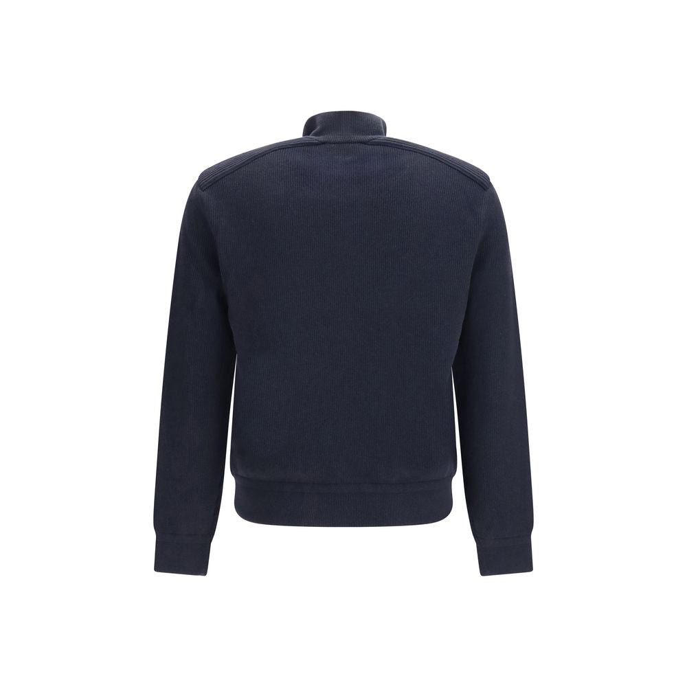Moncler Blue Wool Oves Aries Sweatshirt