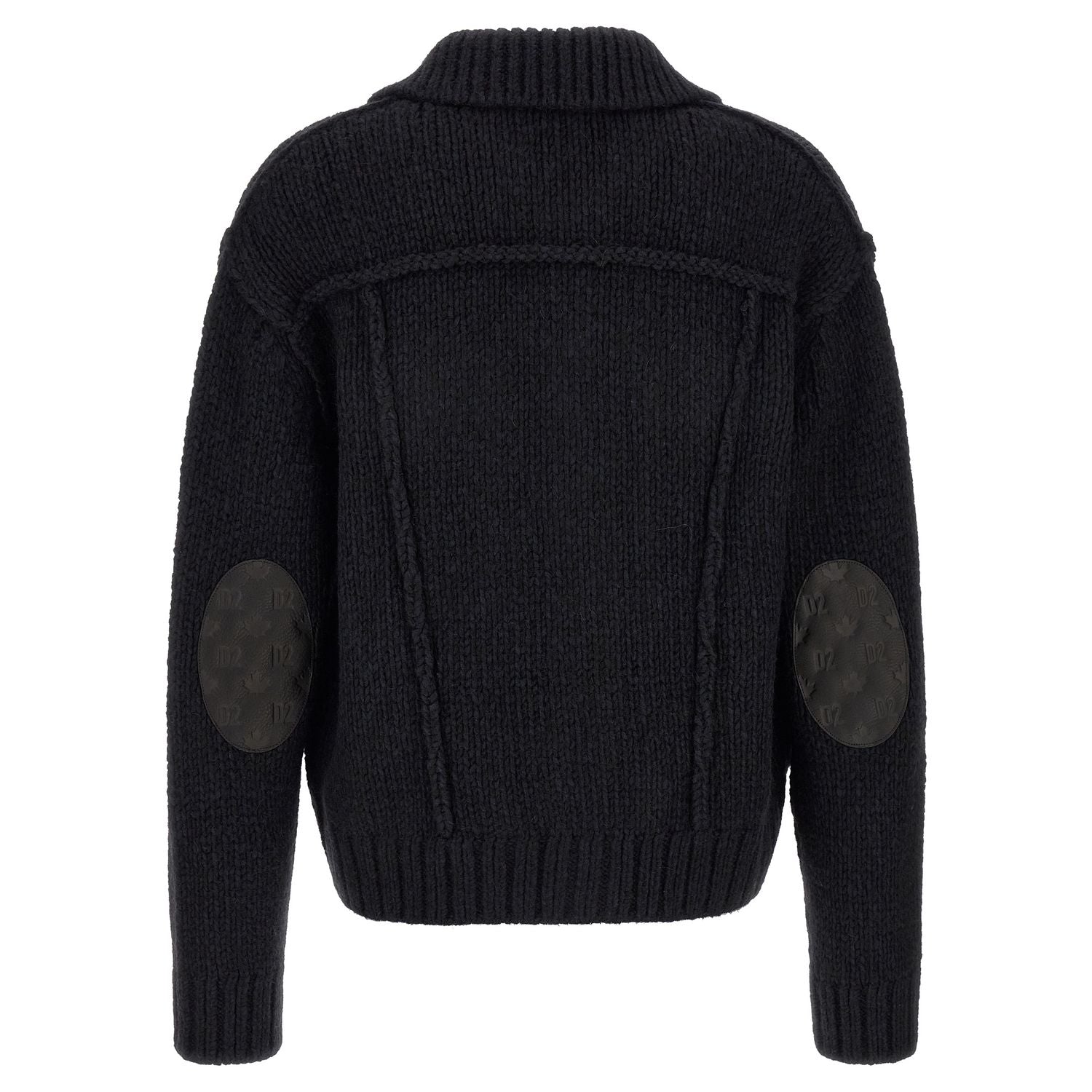 Dsquared² Blue Marabou Cardigan