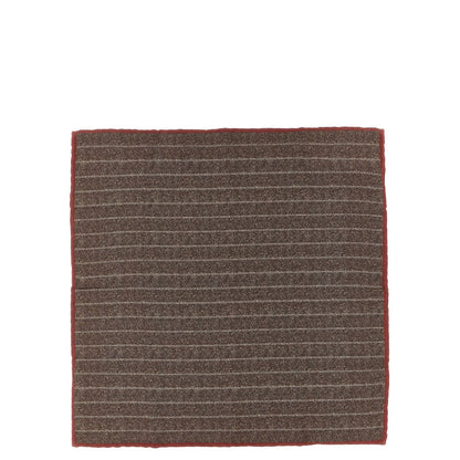 Brunello Cucinelli Brown Silk Scarf