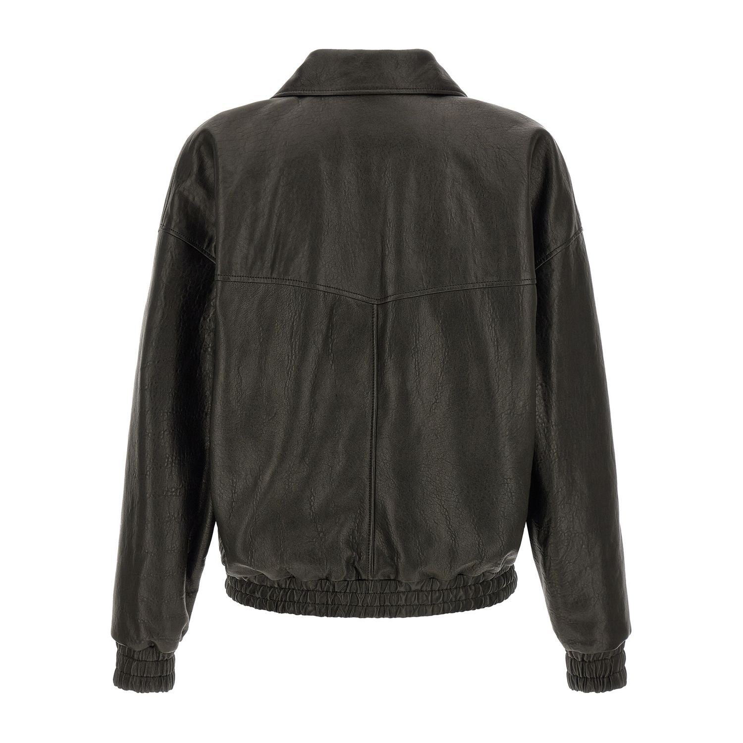 Saint Laurent Black Lamb Leather Leather Jacket