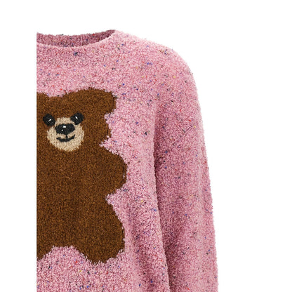 Moschino Multicolor Virgin Wool Cardigan