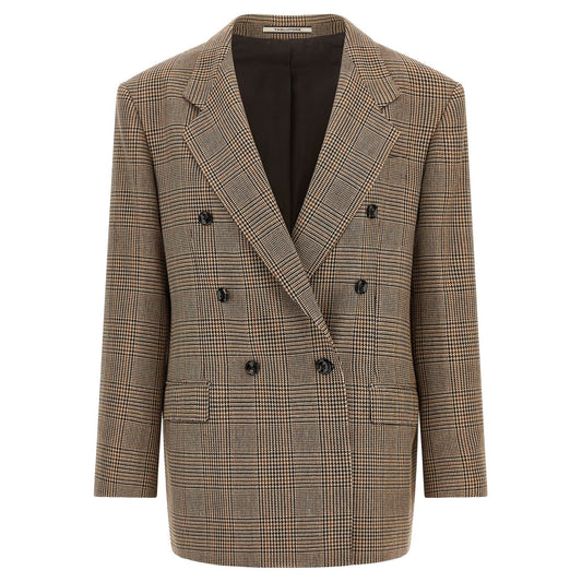 Tagliatore Brown Polyester Blazer