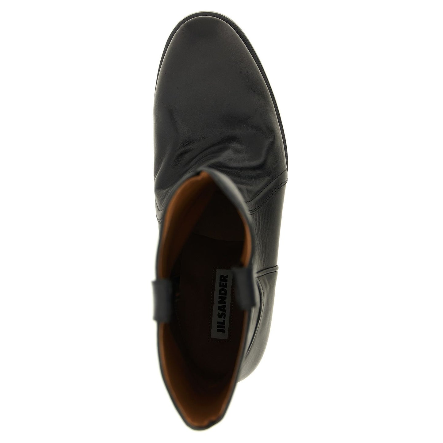 Jil Sander Black Calfskin Over The Knee