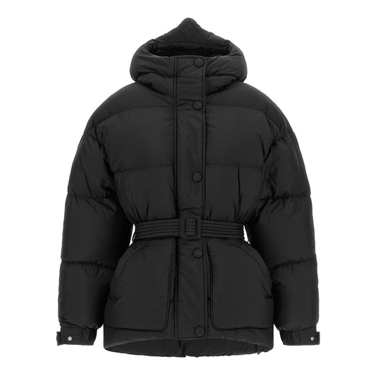 IENKI IENKI Black Nylon Full-Length Jacket