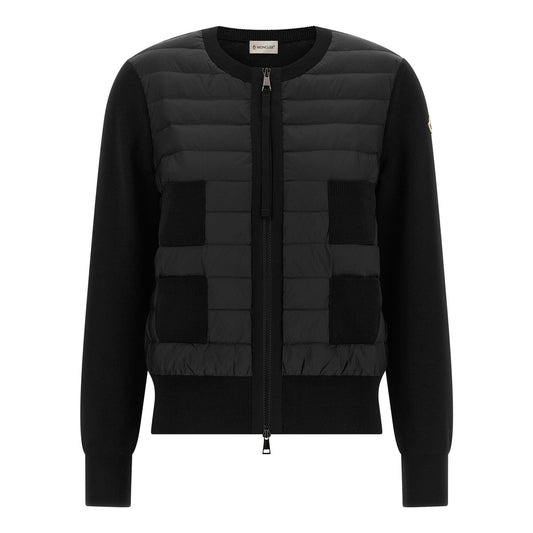 Moncler Black Polyamide Cardigan