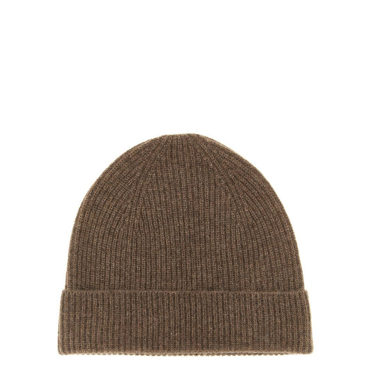 Ballantyne Brown Cashmere Beanie