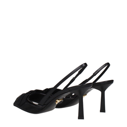 Prada Black Fibres High Heel Pumps