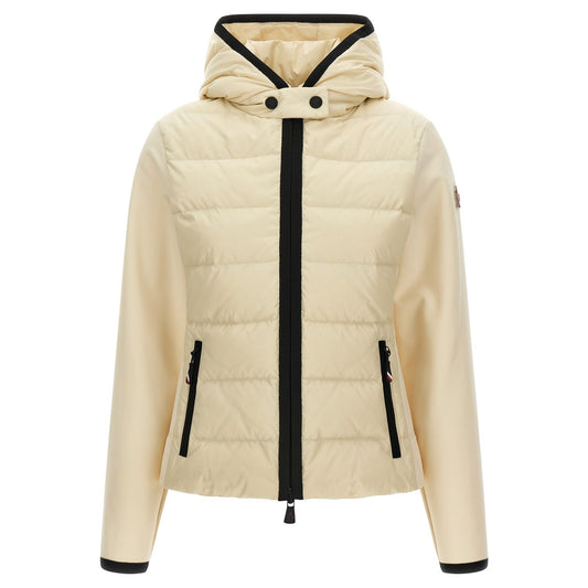 Moncler Grenoble White Polyamide Cardigan