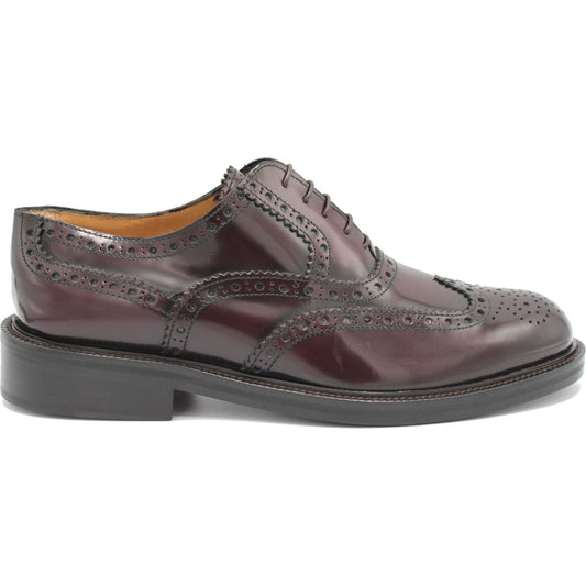 Saxone of Scotland Elegant Bordeaux Calf Leather Formal Shoes Saxone of Scotland