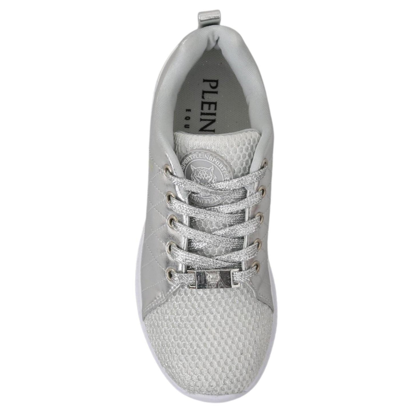 Philipp Plein Sleek Silver Sneakers for Trendsetters WOMAN SNEAKERS Philipp Plein