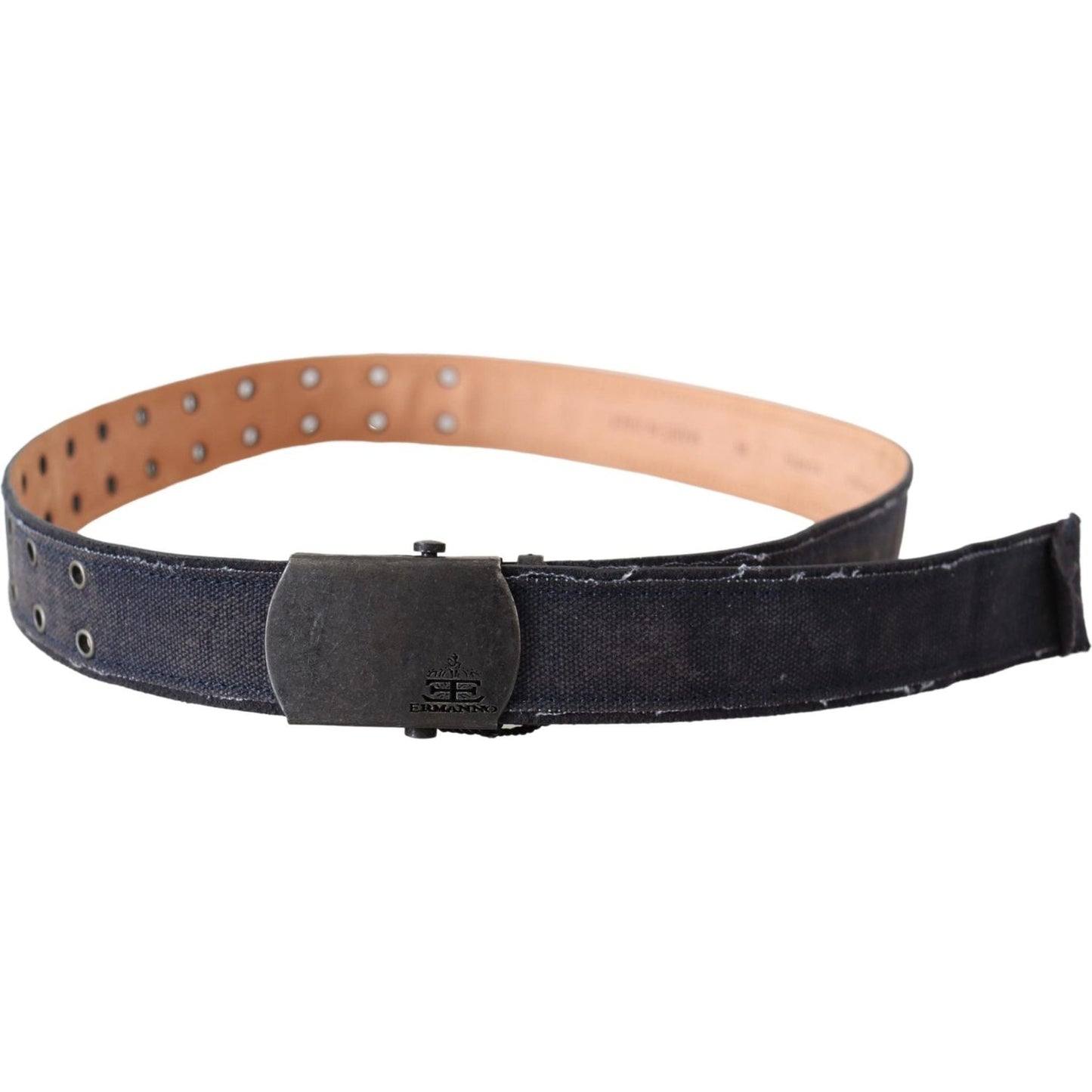 Ermanno Scervino Chic Blue Leather Waist Belt Belt Ermanno Scervino