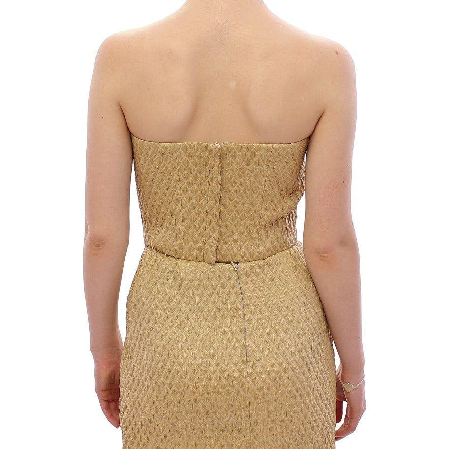 Andrea Incontri Beige Silk Cami Tank Top