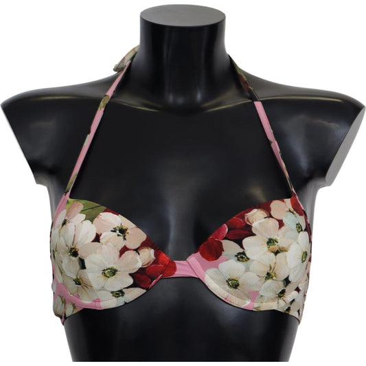 Dolce & Gabbana Floral Elegance Swimwear Top