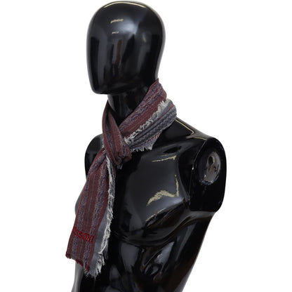 Missoni Multicolor Wool Striped Unisex Neck Wrap Shawl Scarf