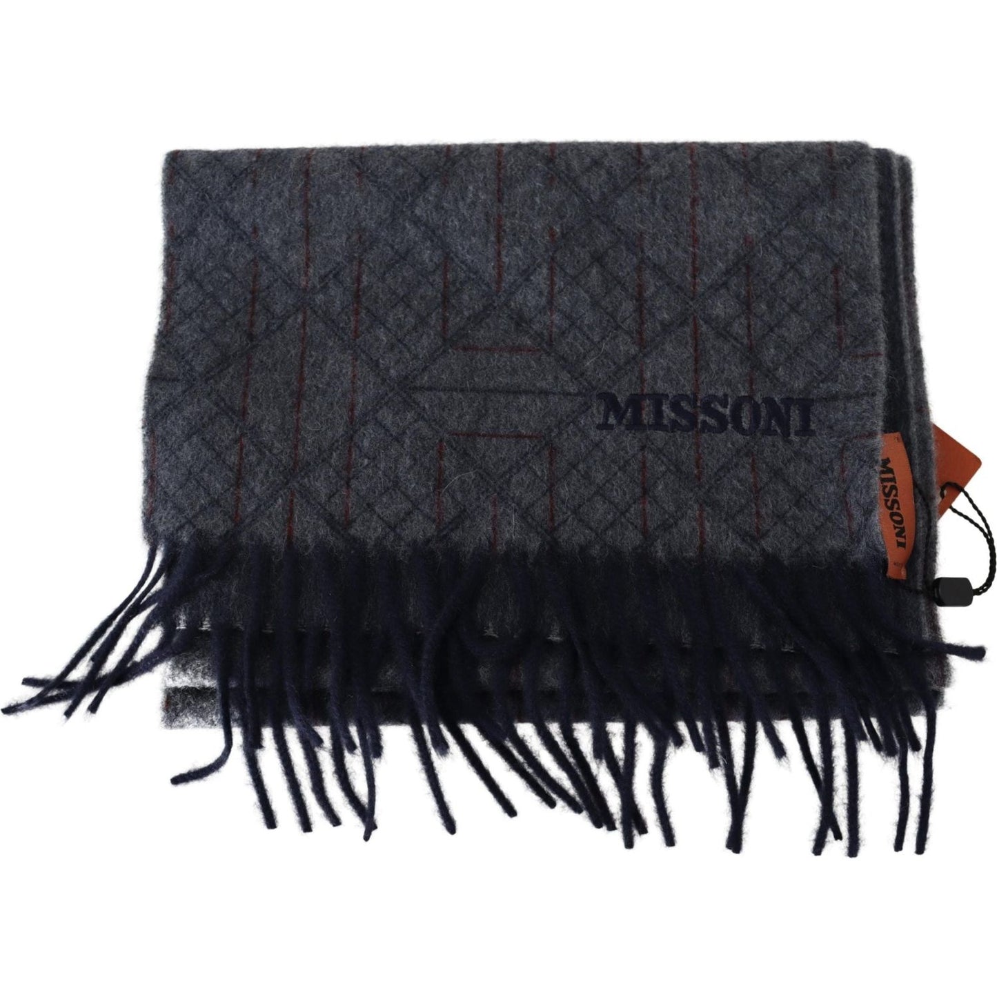 Missoni Elegant Striped Wool Scarf Missoni