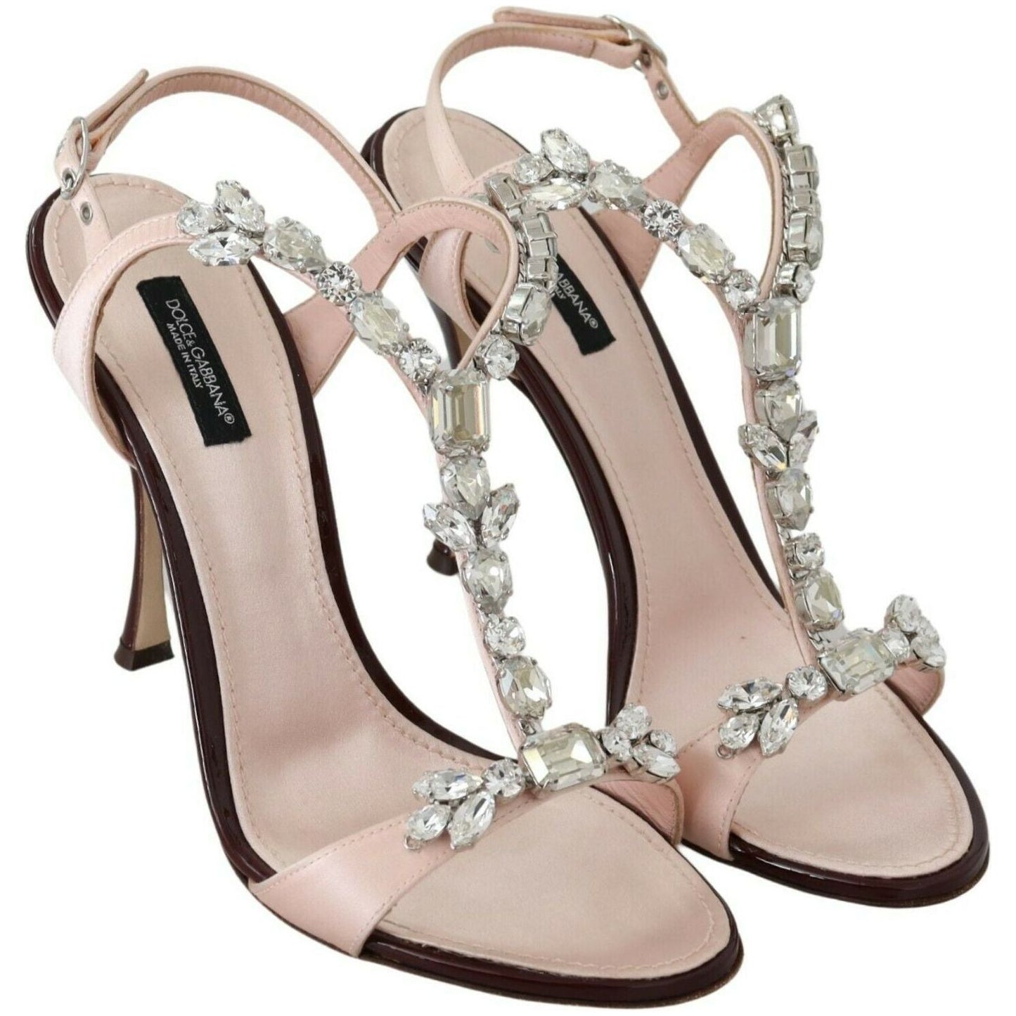 Dolce & Gabbana Crystal-Embellished Stiletto Sandals