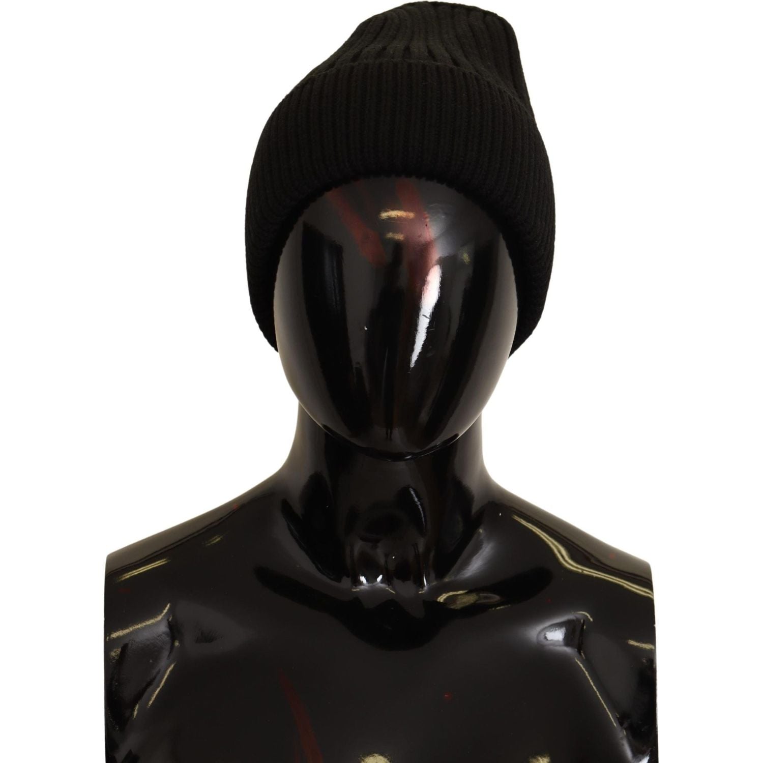 Dolce & Gabbana Black Wool Knit Women Winter Hat