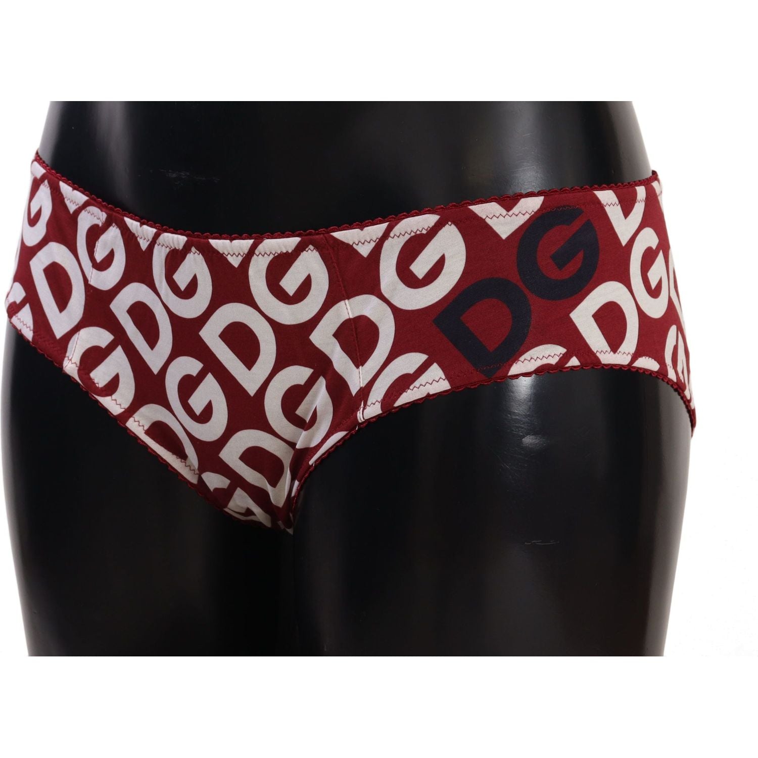 Dolce & Gabbana Multicolor DG Logo Print Slip Bottom Underwear