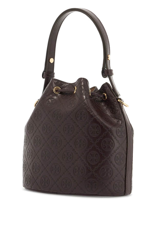 Tory Burch glossy leather t monogram bucket bag Handbag Tory Burch