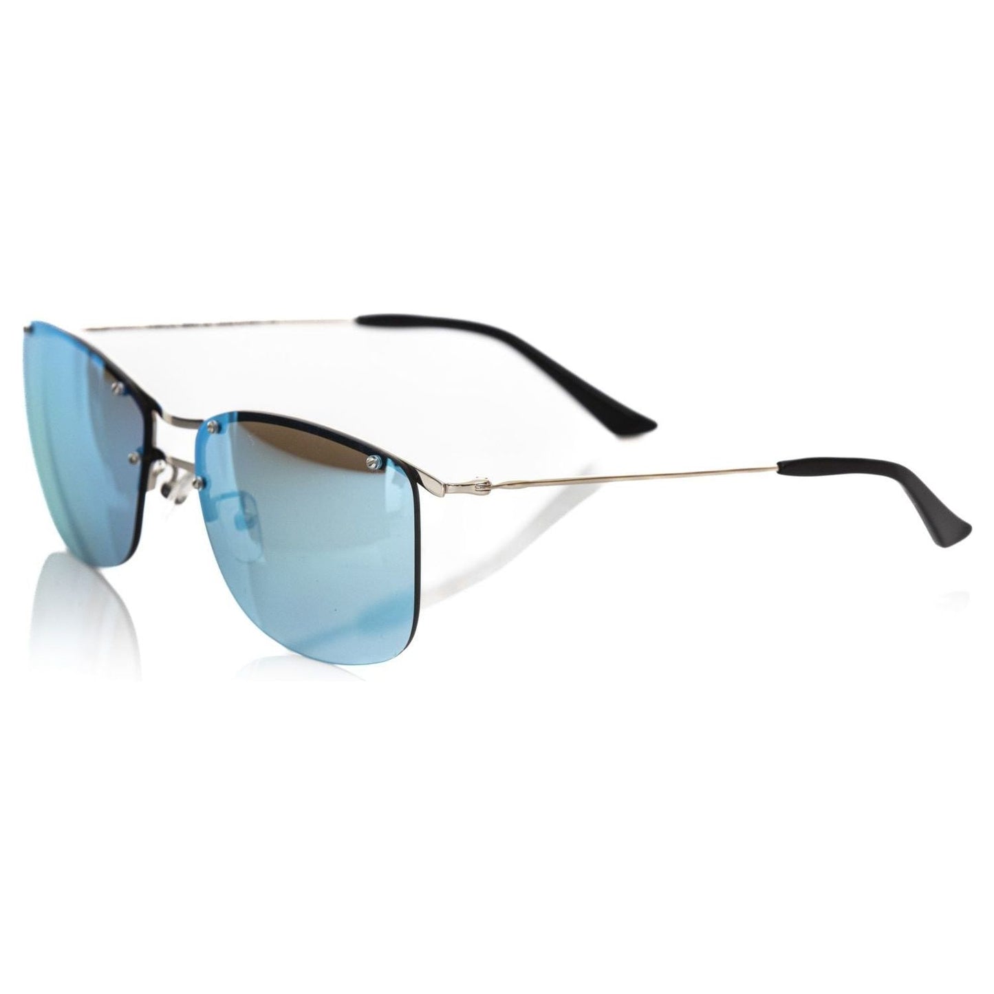 Frankie Morello Silver Metallic Men's Sunglass Frankie Morello