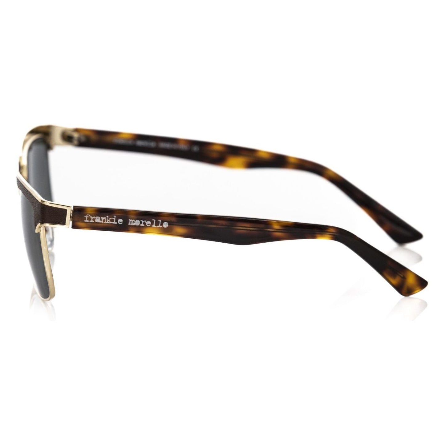 Frankie Morello Brown Metallic Men's Sunglass Frankie Morello