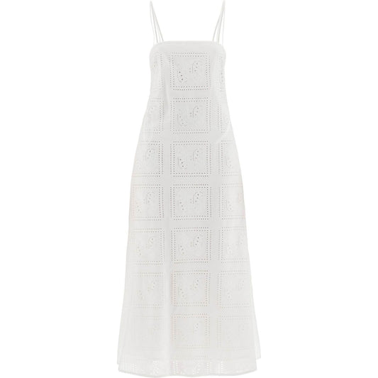 Tory Burch midi lace dress in seven