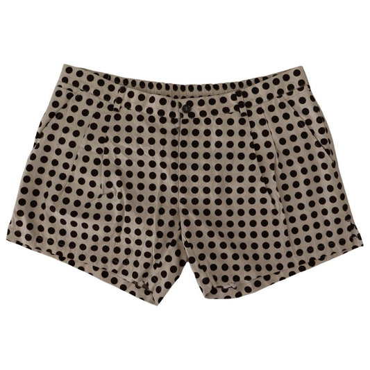 Dolce & Gabbana Elegant Polka Dot Cotton Shorts Dolce & Gabbana