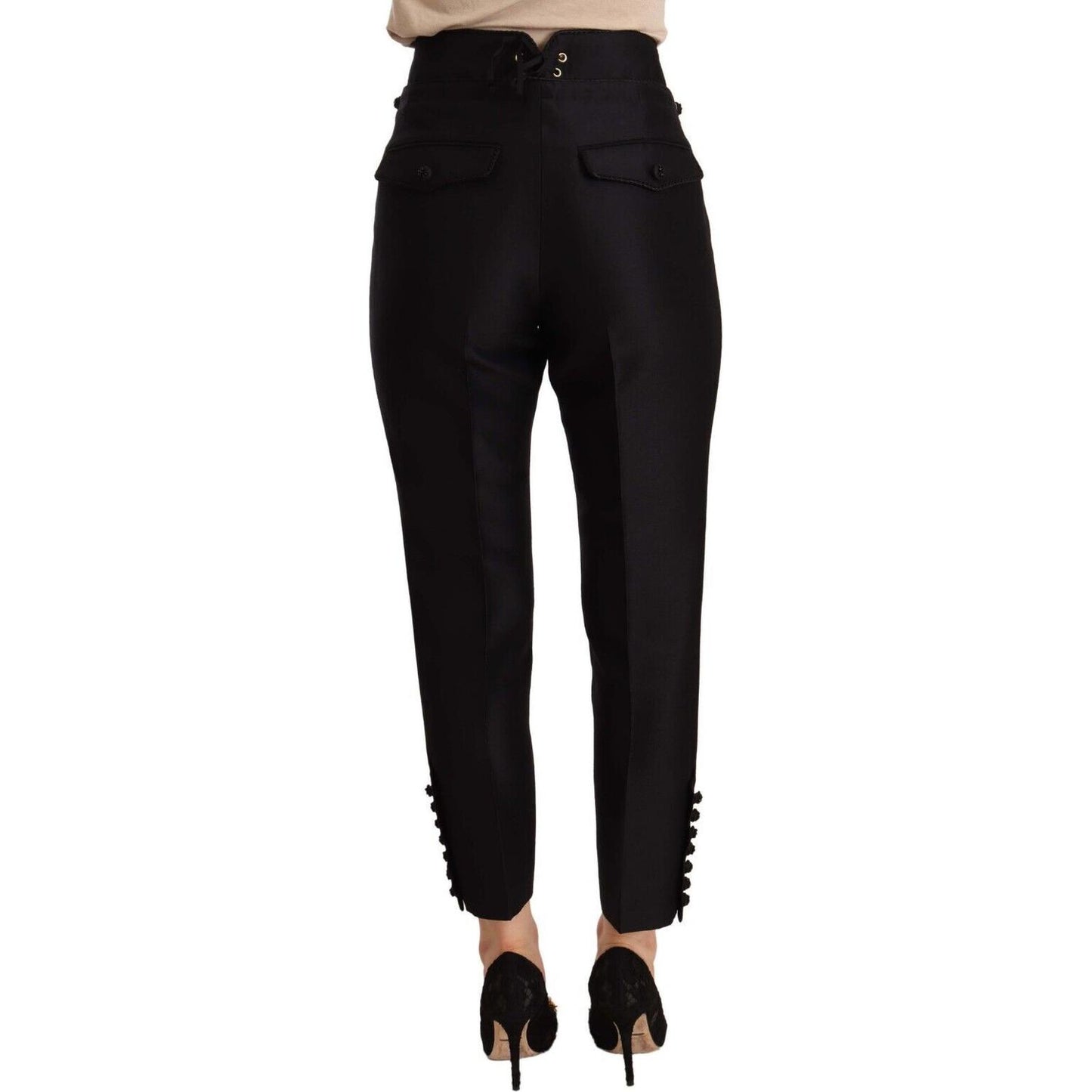 Dsquared² Chic High-Waist Cropped Trousers Dsquared²