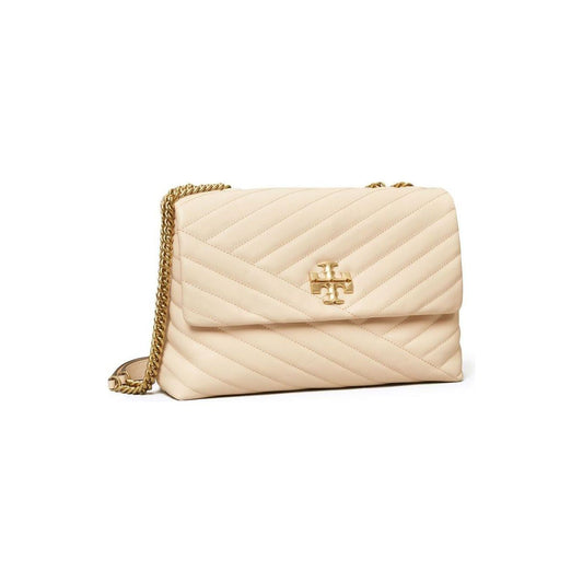 Tory Burch cream white leather quilted finish Bag Shoulder Tory Burch