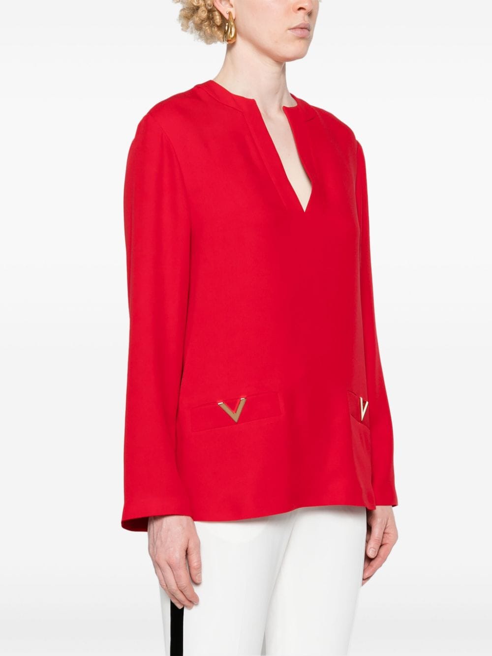 Valentino Valentino Shirts Red