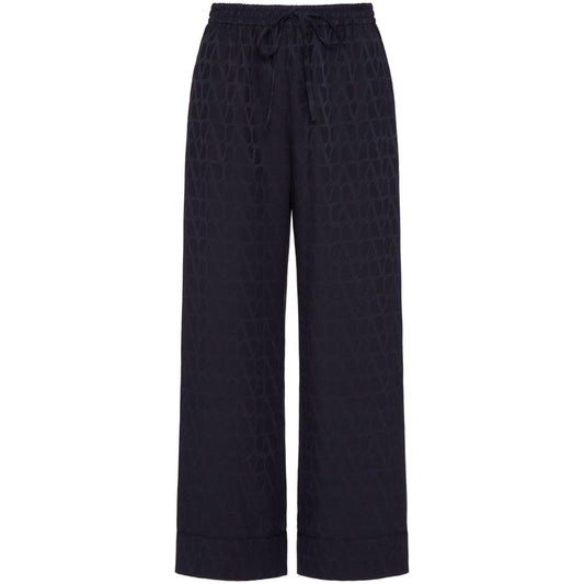 Valentino Trousers Blue Trousers Valentino