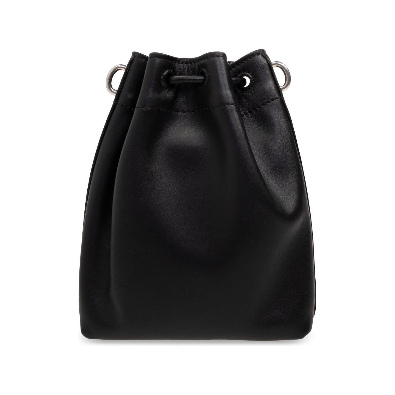 Jimmy Choo black calf leather smooth grain  Bucket Bag Clutches Jimmy Choo