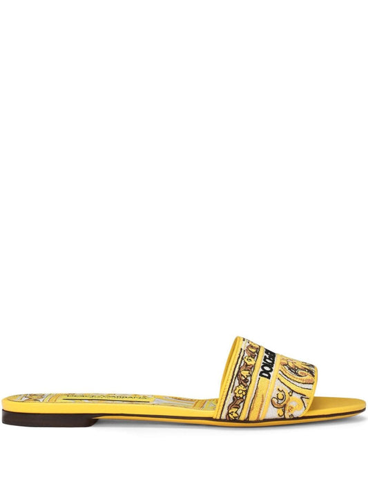 Dolce & Gabbana Sandals Yellow Sandals Dolce & Gabbana