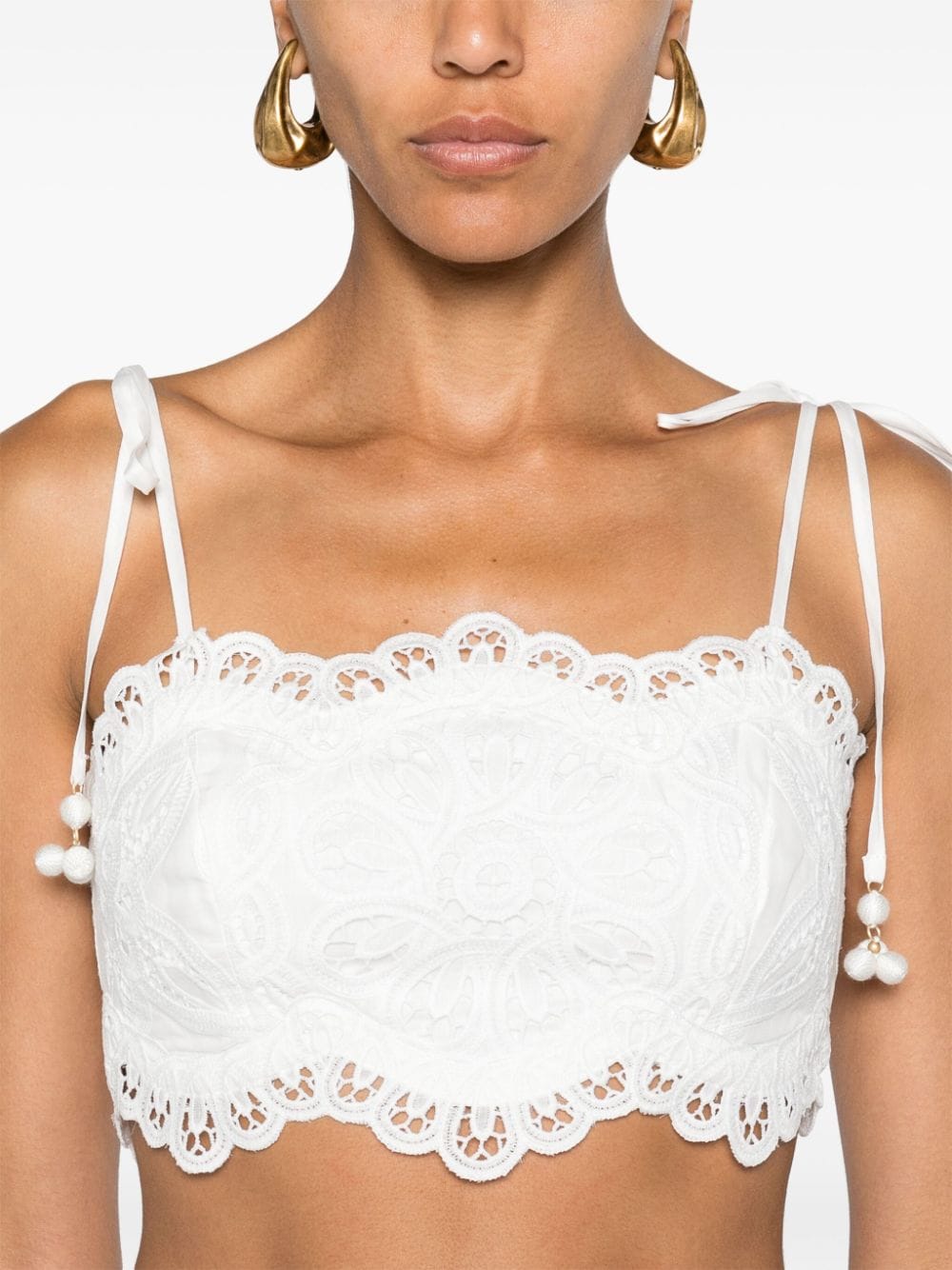 Zimmermann Top White Topwear Zimmermann