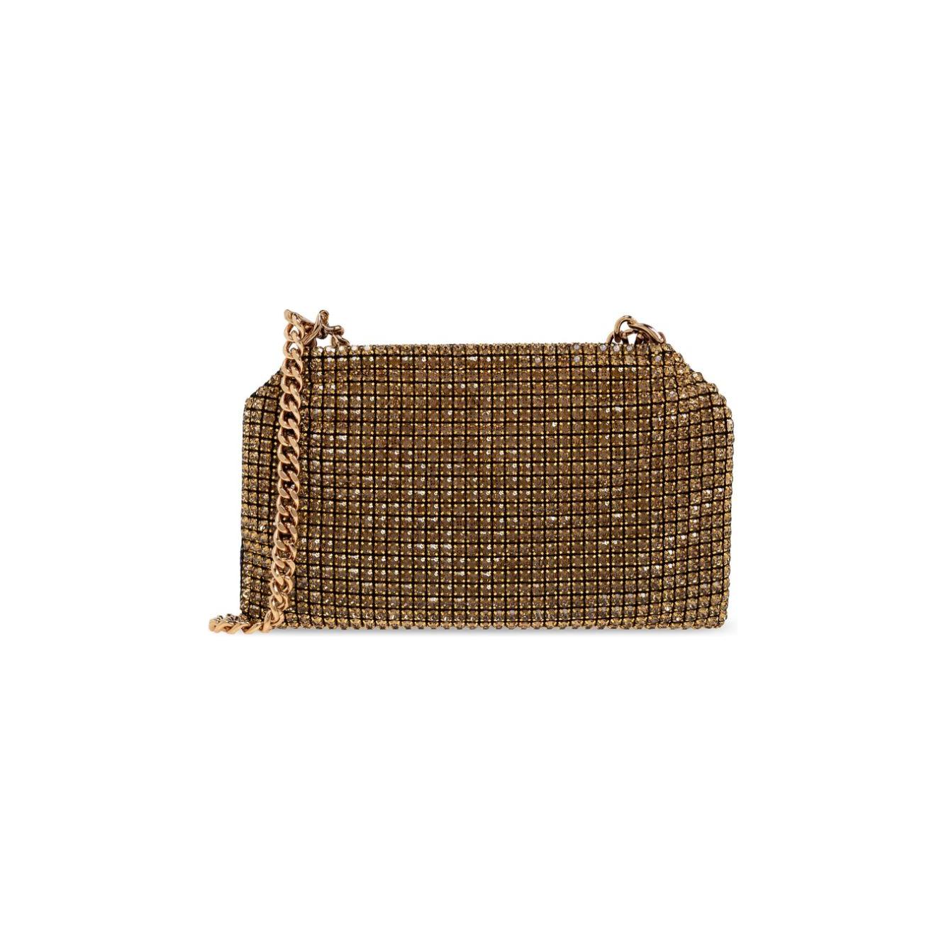 Stella McCartney brown crystal embellishment Clutch Bag Clutches Stella McCartney