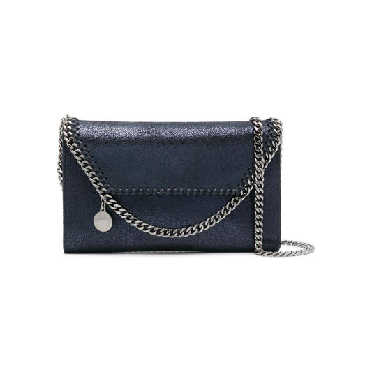 Stella McCartney navy blue faux suede foiled finish Crossbody Bag Shoulder Stella McCartney