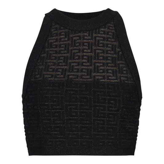 Balmain Top Black Topwear Balmain