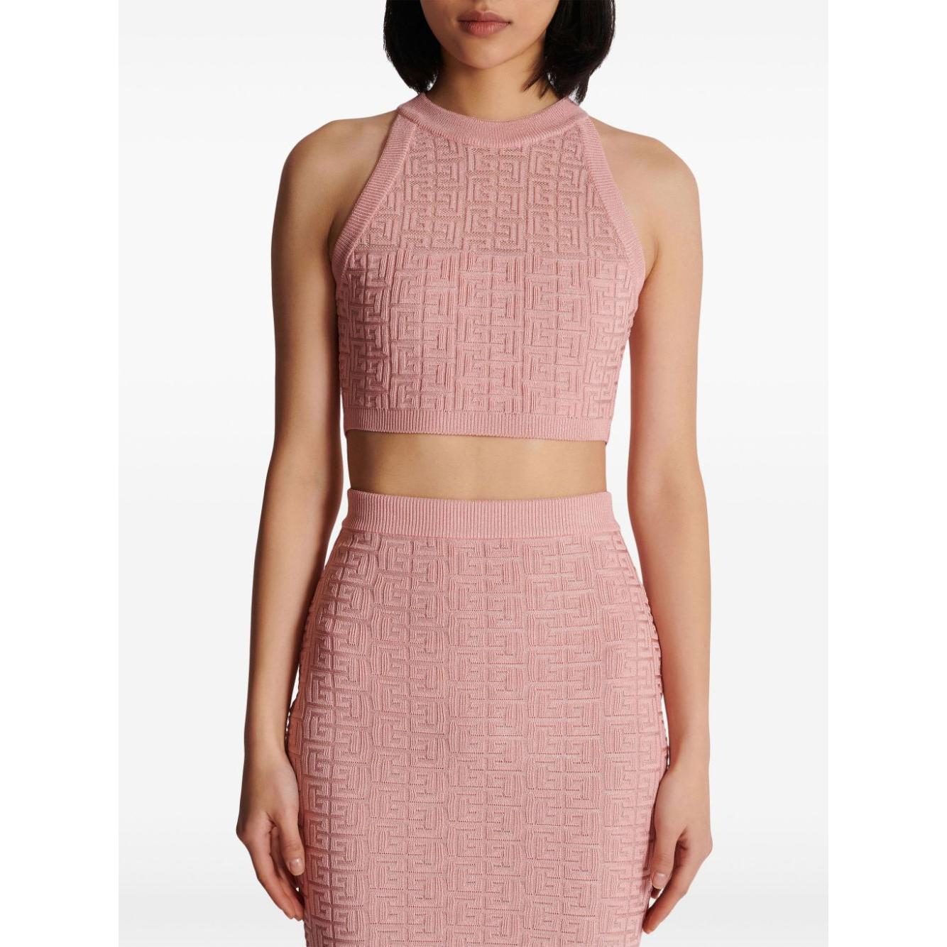 Balmain Top Pink Topwear Balmain