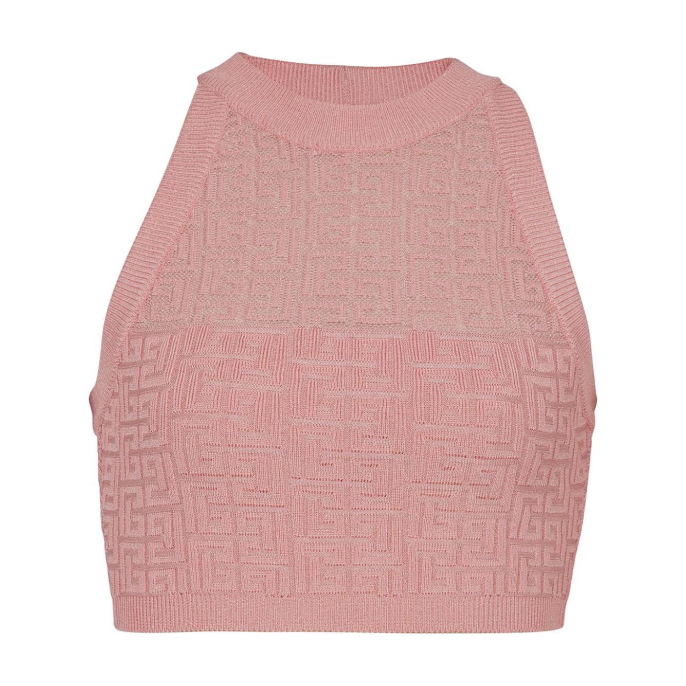 Balmain Top Pink Topwear Balmain