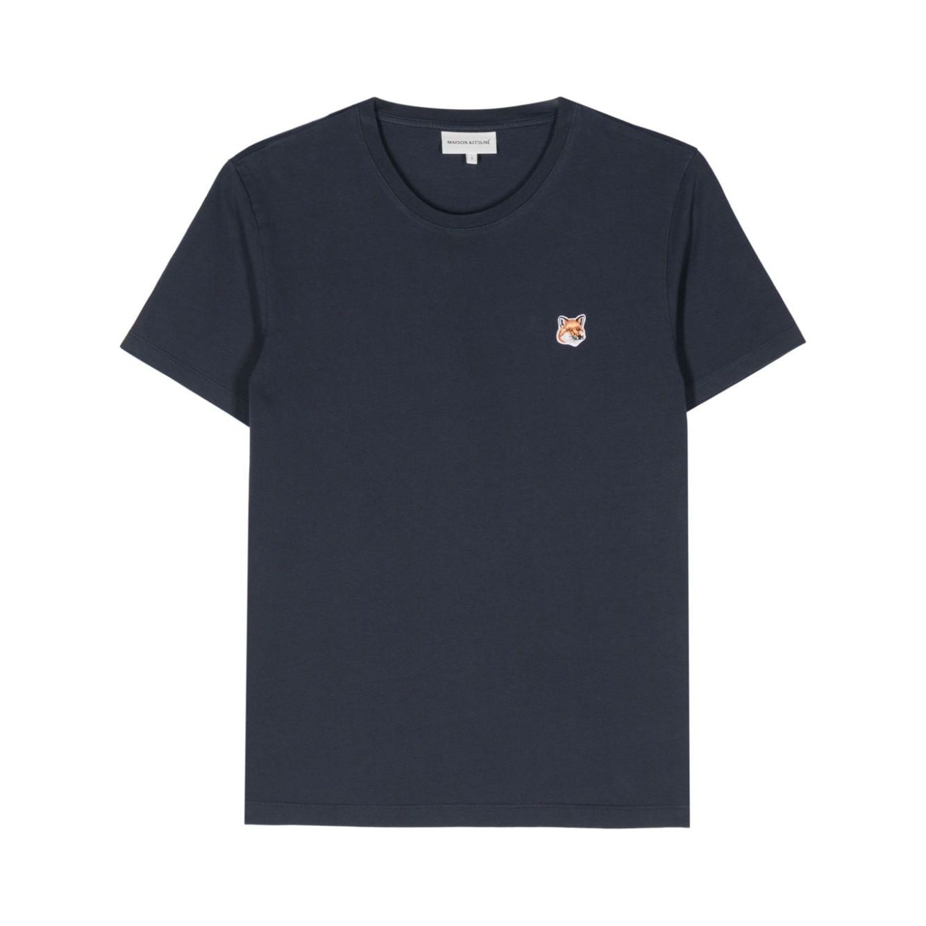 MAISON KITSUNE' T-shirts and Polos Blue Topwear Maison Kitsune'